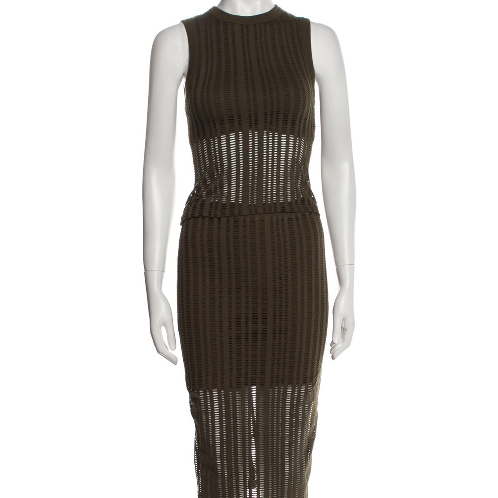 T by Alexander Wang Olive Skirt Set